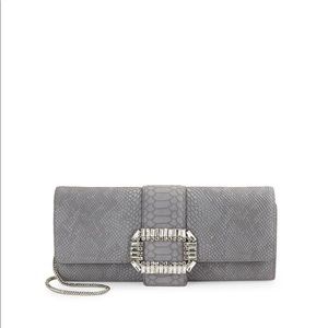 Karl Lagerfeld Python Clutch
